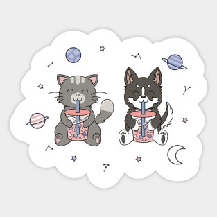 space cat Sticker